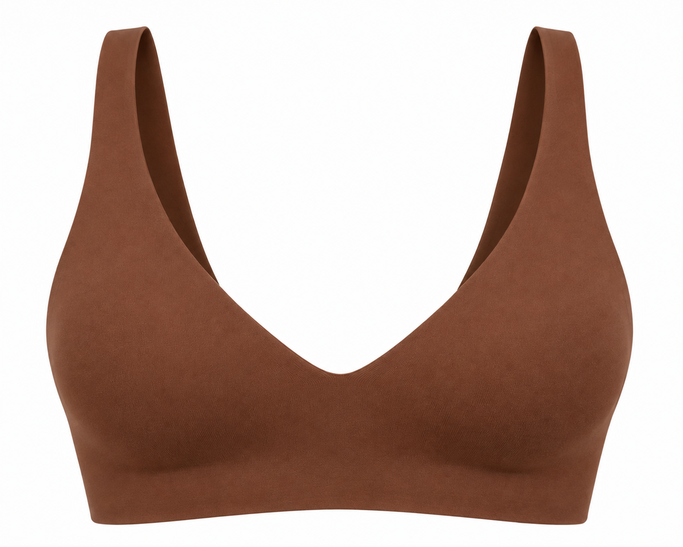 No Pressure Bra Coffee Brown