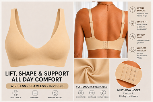 No Pressure Bra Beige