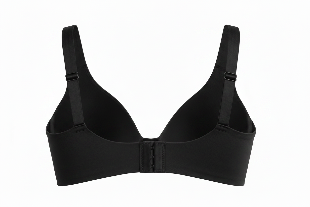 Nude bra recolored to black, same shape
